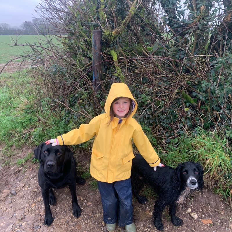 Daisy has two to walk!